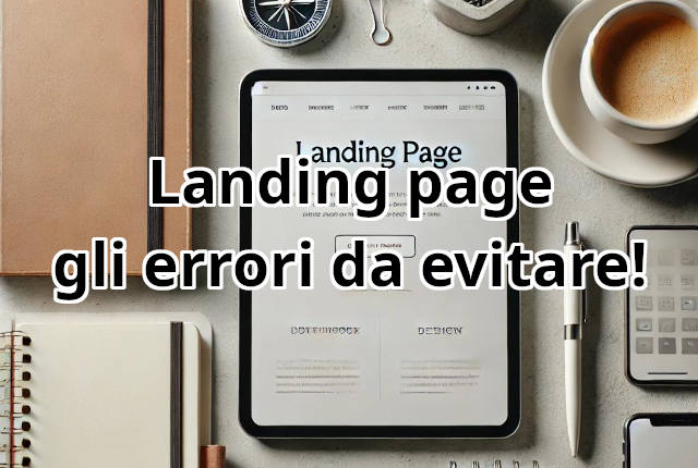 Landing Page: errori tipici da evitare