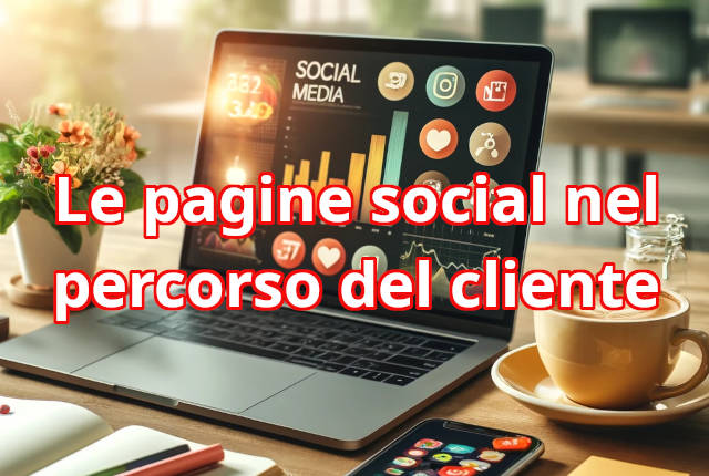 Le pagine social nel percorso del cliente