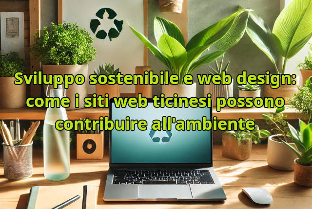 Sviluppo sostenibile e web design: come i siti web ticinesi possono contribuire all'ambiente